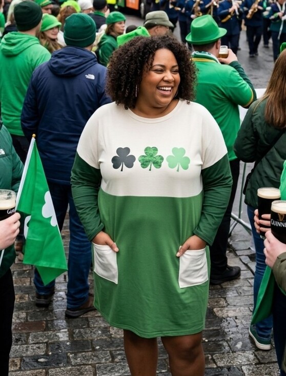 unbranded Dresses & Skirts - Shamrock color block dress